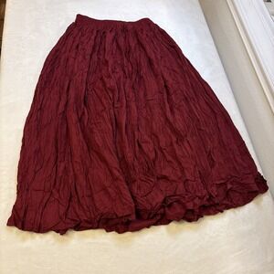 Vintage Tantrums Collection Rayon Peasant Skirt Size 8 Boho Western Hippie